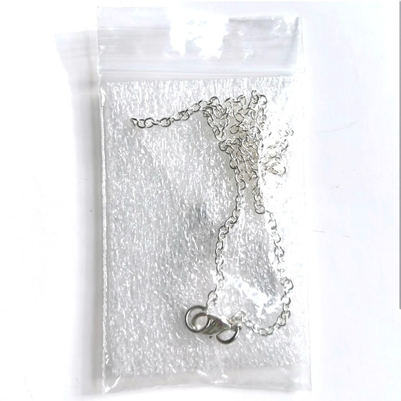 New in Package Silver Half 🌙 Crescent Moon Necklace - Picture 2 of 2